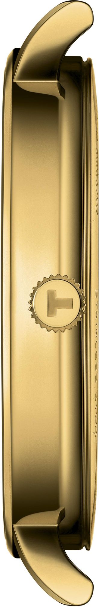 Tissot Everytime Gent Gold Dial Gold Mesh Bracelet Watch for Men - T143.410.33.021.00