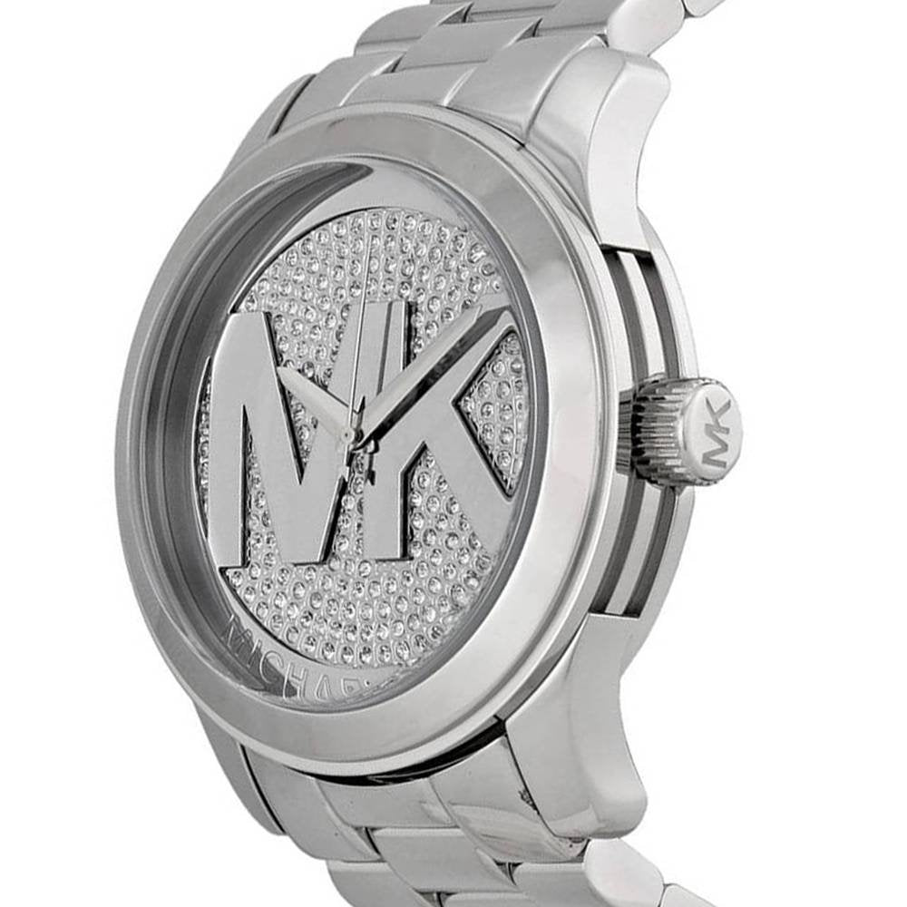 Michael Kors Runway Silver Dial Silver Steel Strap Watch for Women - MK5544