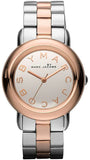 Marc Jacobs Marc Silver Dial Two Tone Steel Strap Watch for Women- MBM3170