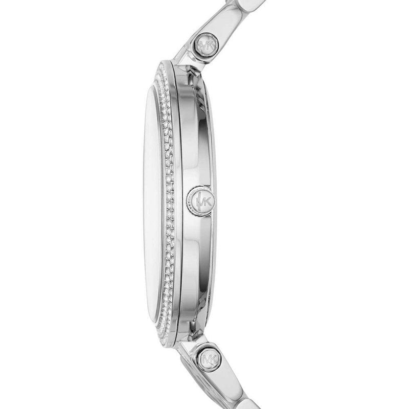 Michael Kors Darci Silver Dial Silver Steel Strap Watch for Women - MK3404