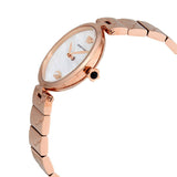 Emporio Armani Arianna White Mother of Pearl Dial Rose Gold Steel Strap Watch For Women - AR11236