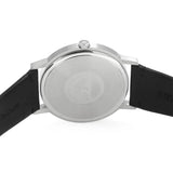 Emporio Armani Kappa Analog Quartz Black Dial Black Leather Strap Watch For Men - AR11013