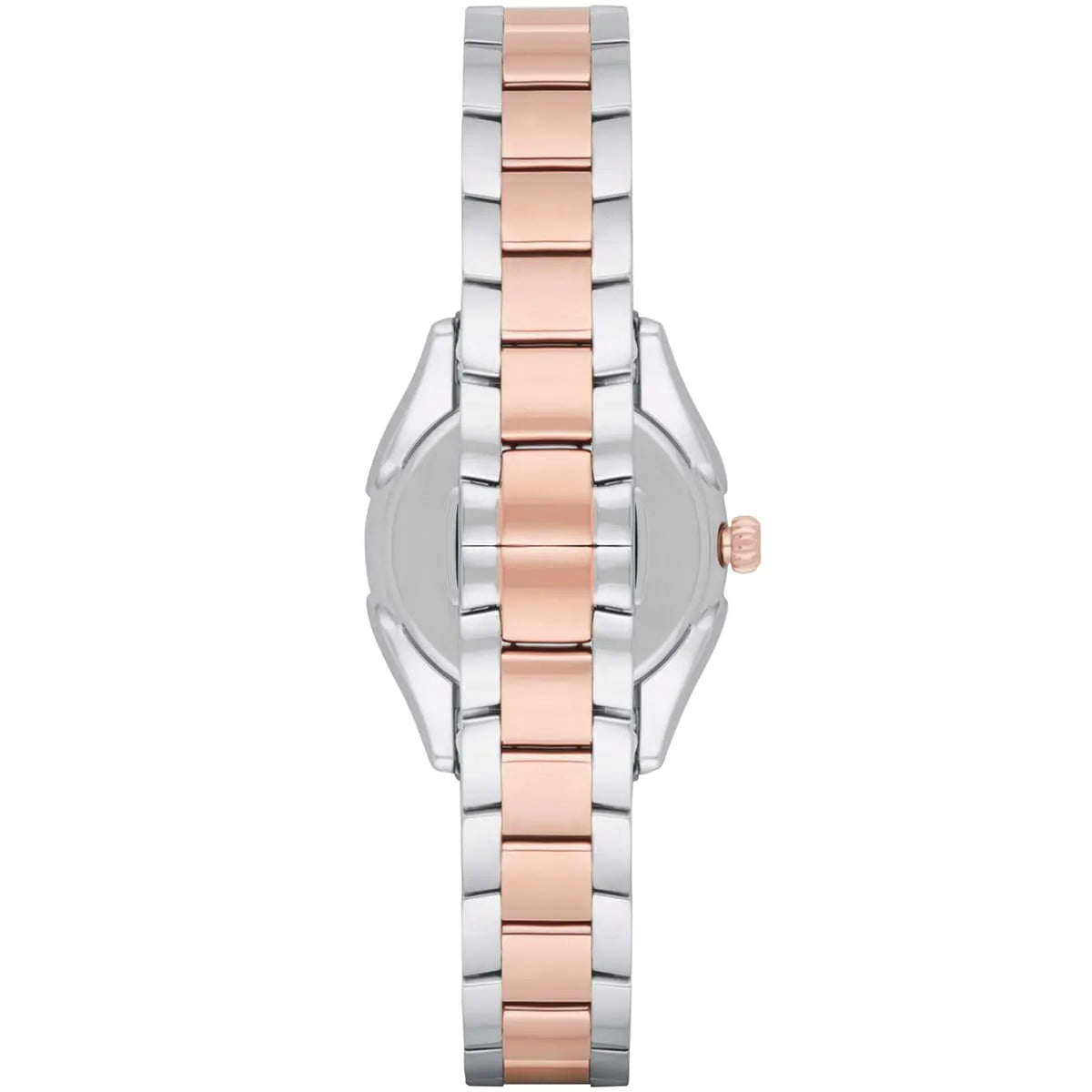 Emporio Armani Analog White Dial Two Tone Steel Strap Watch For Women - AR11029