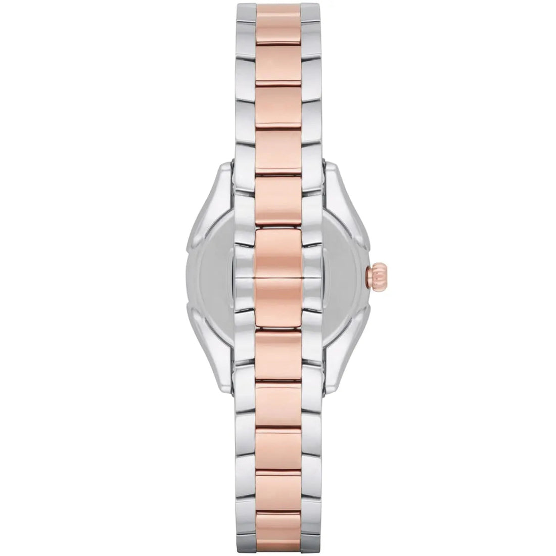 Emporio Armani Analog White Dial Two Tone Steel Strap Watch For Women - AR11029