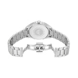 Emporio Armani Valeria Quartz Mother of Pearl Dial Silver Steel Strap Watch For Women - AR11030