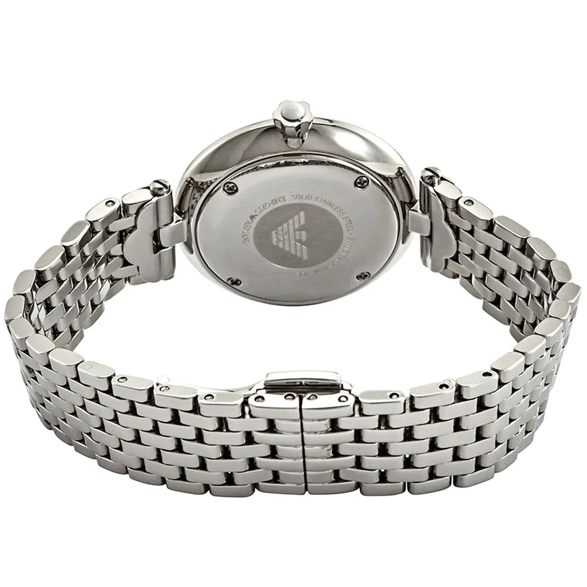 Emporio Armani Arianna Analog White Dial Silver Steel Strap Watch For Women - AR11195