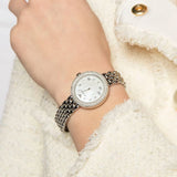 Emporio Armani Rosa Quartz White Dial Silver Steel Strap Watch For Women - AR11354