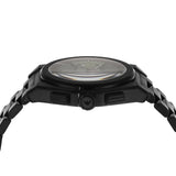 Emporio Armani Federico Chronograph Green Dial Black Steel Strap Watch For Men - AR11562