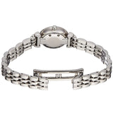 Emporio Armani Gianni T Bar Mother of Pearl Dial Silver Steel Strap Watch For Women - AR1688