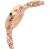 Emporio Armani Retro Quartz Silver Dial Rose Gold Steel Strap Watch For Women - AR1776