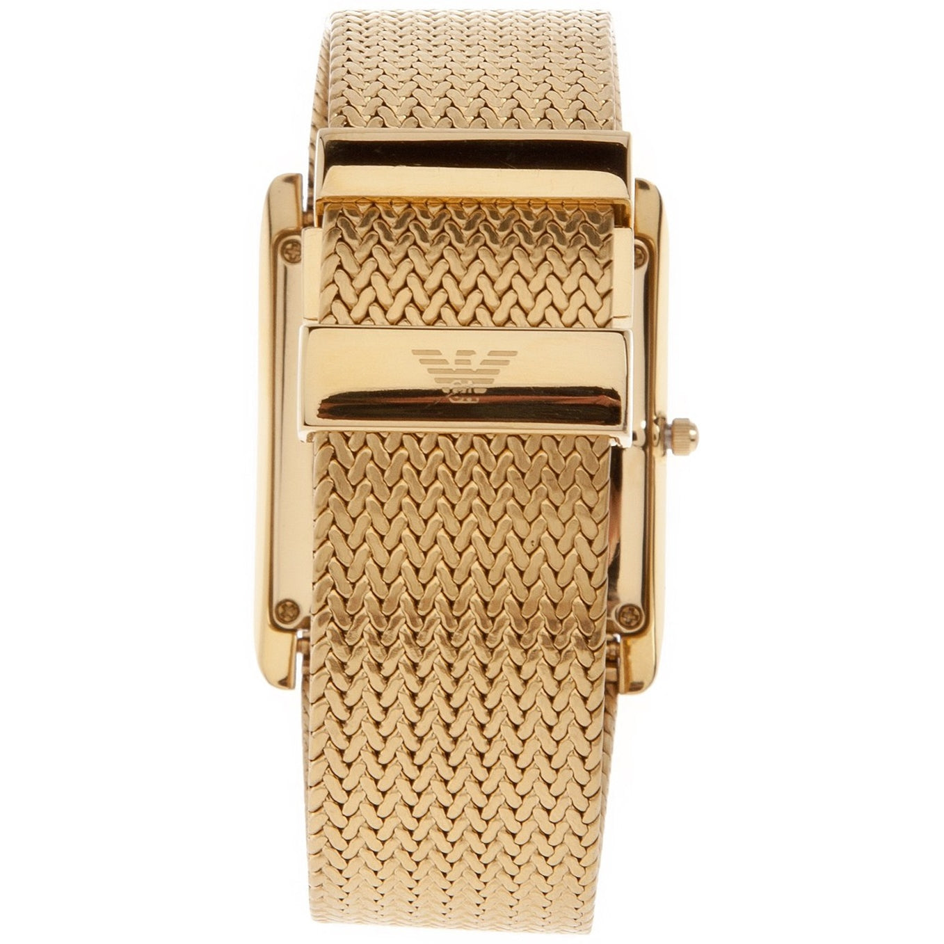 Emporio Armani Mother of Pearl Dial Gold Mesh Bracelet Watch For Men - AR2016