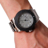 Emporio Armani Bracelet Collection Black Dial Silver Steel Strap Watch For Men - AR5970