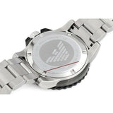 Emporio Armani Bracelet Collection Black Dial Silver Steel Strap Watch For Men - AR5970