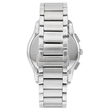 Emporio Armani Valente Chronograph Quartz Black Dial Silver Steel Strap Watch For Men - AR11083