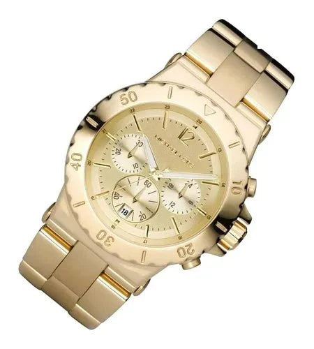 Michael Kors Dylan Gold Dial Gold Steel Strap Watch for Women - MK5313
