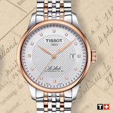 Tissot Le Locle Powermatic 80 Silver Dial Two Tone Steel Strap Watch For Men - T006.407.22.036.01