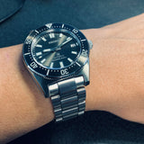 Seiko Prospex 1965 Modern Re Interpretation Automatic Black Dial Silver Steel Strap Watch For Men - SPB143J1