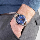 Maserati SFIDA Quartz Blue Dial Stainless Steel 44mm Watch For Men - R8853140003