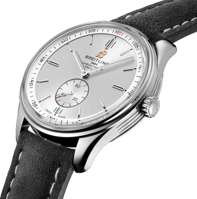 Breitling Premier Automatic 40mm Stainless Steel Silver Dial Mens Watch - A37340351G1X2