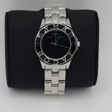 Marc Jacobs Blade Black Dial Silver Steel Strap Watch for Women - MBM3058