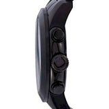 Marc Jacobs Larry Chronograph Black Dial Black Steel Strap Watch for Men - MBM8606