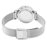 Daniel Wellington Petite Sterling White Dial Silver Mesh Bracelet Watch For Women - DW00100164