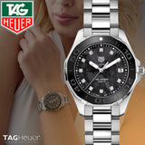 Tag Heuer Aquaracer Black Dial Watch for Women - WAY131M.BA0748