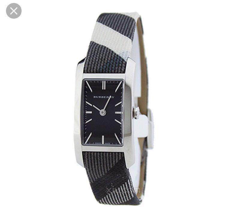 Burberry The Pioneer Black Dial Leather Strap Watch for Women - BU9505