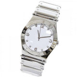 Marc Jacobs Amy White Dial Silver Steel Strap Watch for Women - MBM8518