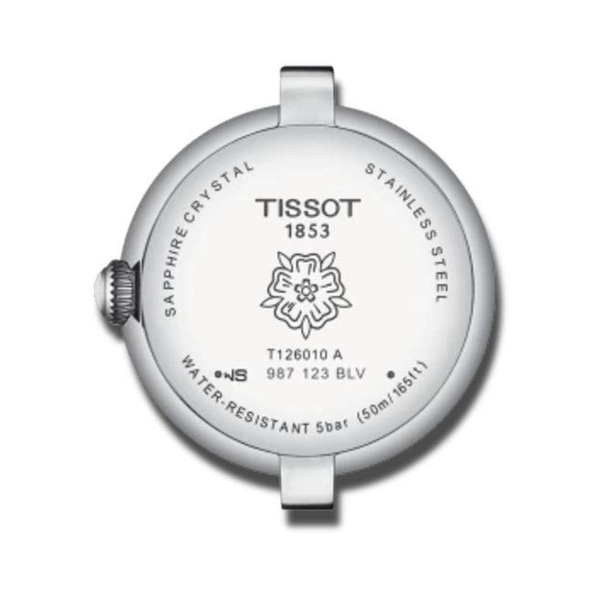 Tissot Bellissima Small Lady Diamonds Silver Dial Silver Steel Strap Watch For Women - T126.010.61.113.00