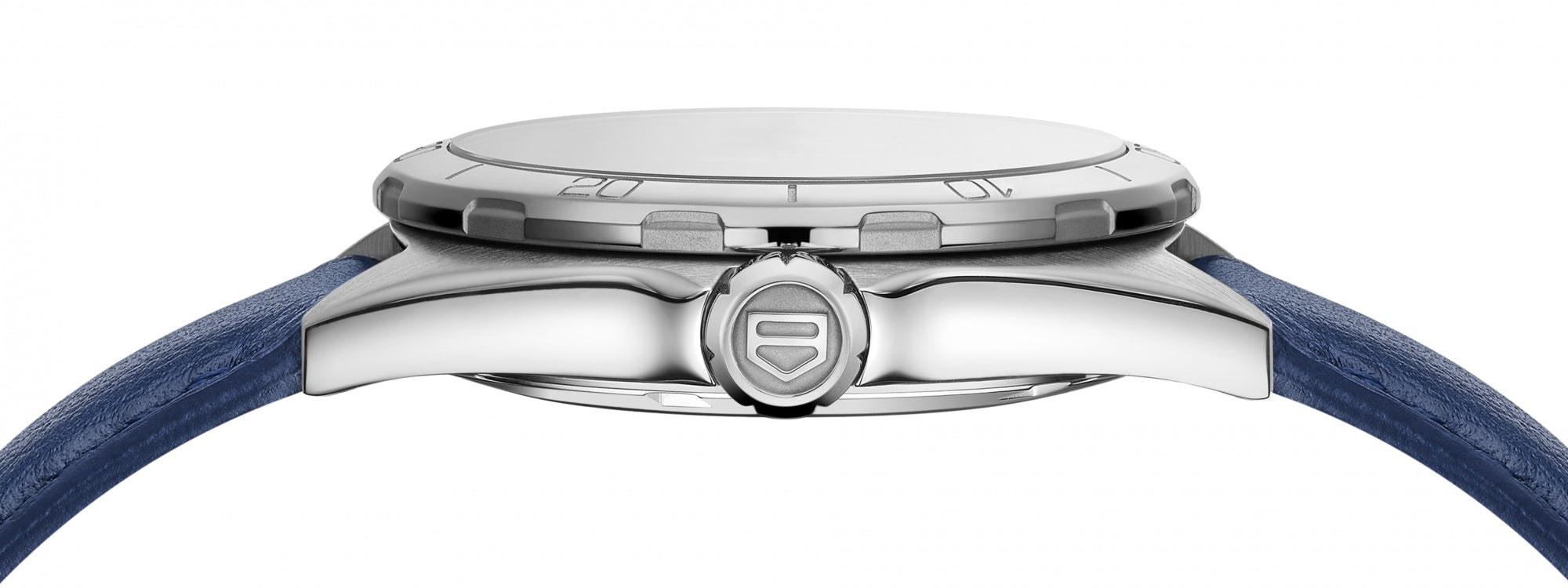 Tag Heuer Formula 1 Quartz Blue Dial Blue Leather Strap Watch for Women - WBJ1412.FC8233