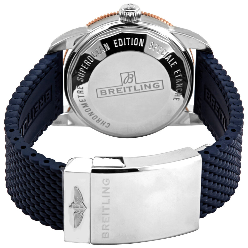 Breitling Superocean Heritage B20 Automatic 42 Blue Dial Blue Mesh Bracelet Watch for Men - UB2010161C1S1