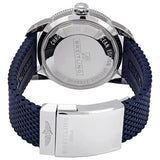 Breitling Superocean Heritage II B20 44mm Blue Dial Blue Rubber Strap Mens Watch - AB2030161C1S1