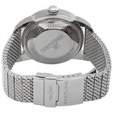 Breitling Superocean Heritage B20 Automatic 46 Black Dial Silver Mesh Bracelet Watch for Men - AB2020121B1A1