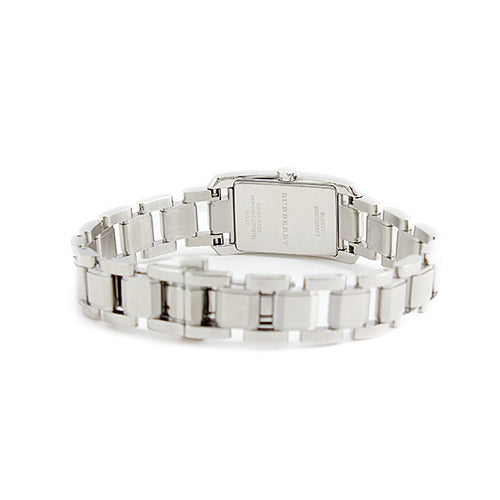 Burberry Heritage Black Dial Silver Steel Strap Watch For Women - BU9601