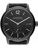 Burberry The Classic Black Dial Black Leather Strap Watch for Men - BU10003