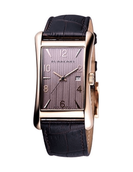 Burberry Heritage Brown Dial Brown Leather Strap Watch for Men - BU3000
