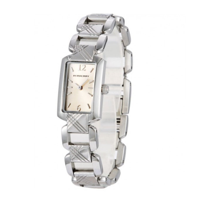 Burberry Signature Silver Dial Silver Steel Strap Watch for Women - BU4212