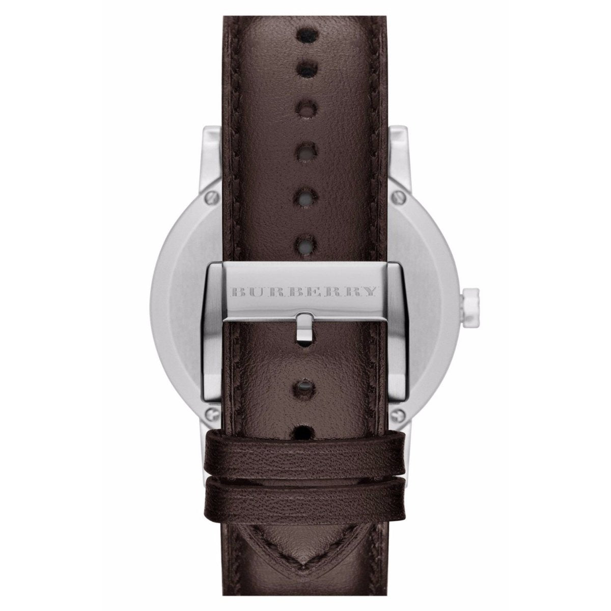 Burberry The City Gold Dial Brown Leather Strap Watch for Men - BU9011