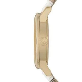 Burberry The City White Dial White Leather Strap Watch for Women - BU9015
