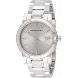 Burberry The City Silver Dial Silver Steel Strap Watch for Women - BU9035