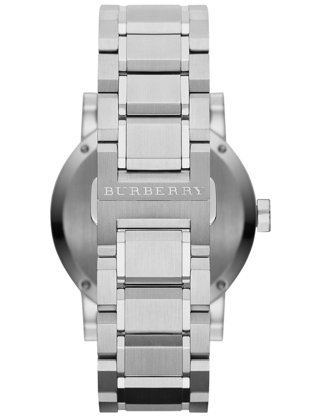 Burberry The City Silver Dial Silver Steel Strap Watch for Men - BU9900