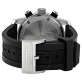 Burberry Endurance Sport Chronograph Black Dial Black Rubber Strap Watch for Men - BU7700