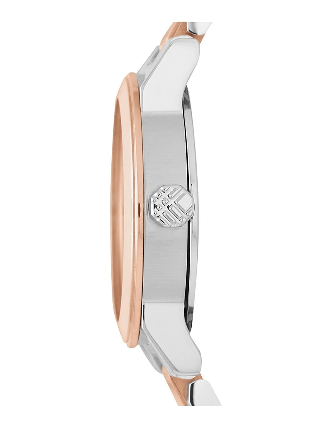 Burberry The City Silver Dial Two Tone Steel Strap Watch for Women - BU9214