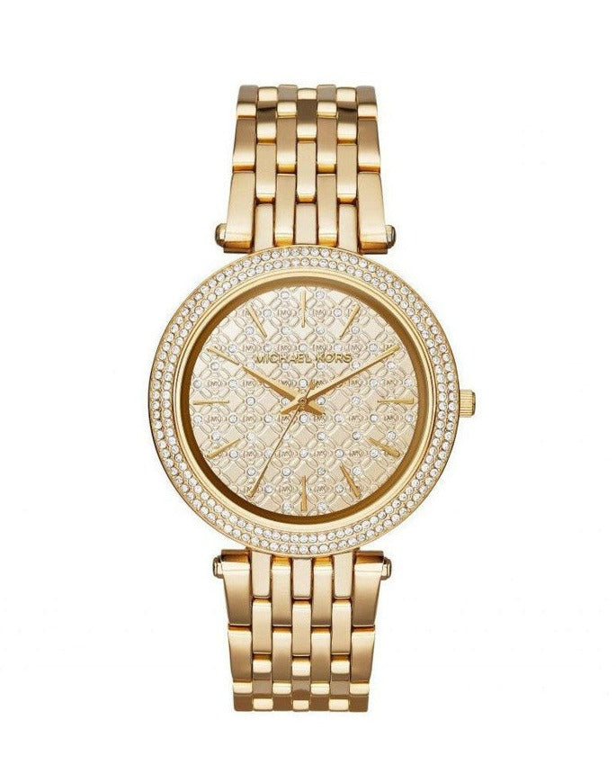 Michael Kors Darci Gold Dial Gold Steel Strap Watch for Women - MK3398