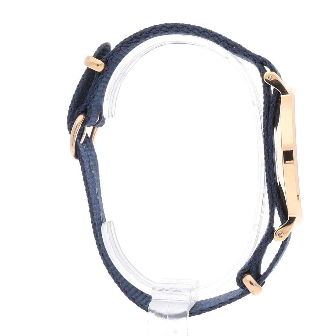 Daniel Wellington Classic Bayswater White Dial Navy Blue NATO Strap Watch For Women - DW00100279