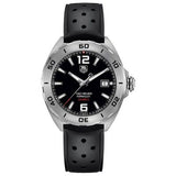 Tag Heuer Formula 1 Automatic Black Dial Black Rubber Strap Watch for Men - WAZ2113.FT8023