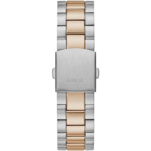 Guess Connoisseur Quartz Blue Dial Two Tone Steel Strap Watch For Men - GW0265G12