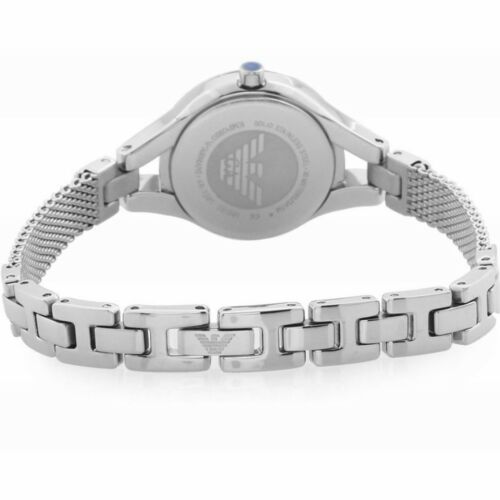 Emporio Armani Quartz Silver Dial Silver Steel Strap Watch For Women - AR7361
