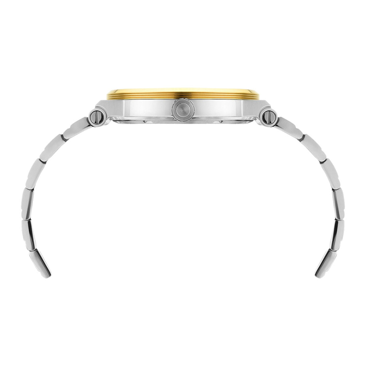 Versace Hellenyium Green Dial Two Tone Steel Strap Watch for Women - VEVH00620